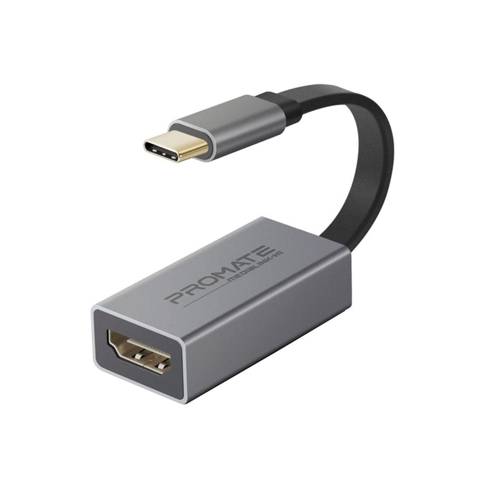 JIBGO - จิ๊บโก จำหน่ายสินค้าหลากหลาย และคุณภาพดี | ADAPTER/CONVERTER (อุปกรณ์แปลงสัญญาณ) PROMATE USB-C TO HDMI 4K MEDIALINK-H1